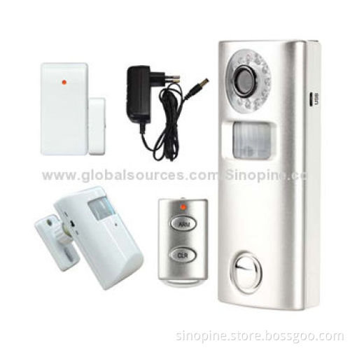 Home Intruder Motion Detect GSM Alarm System with Video Recording